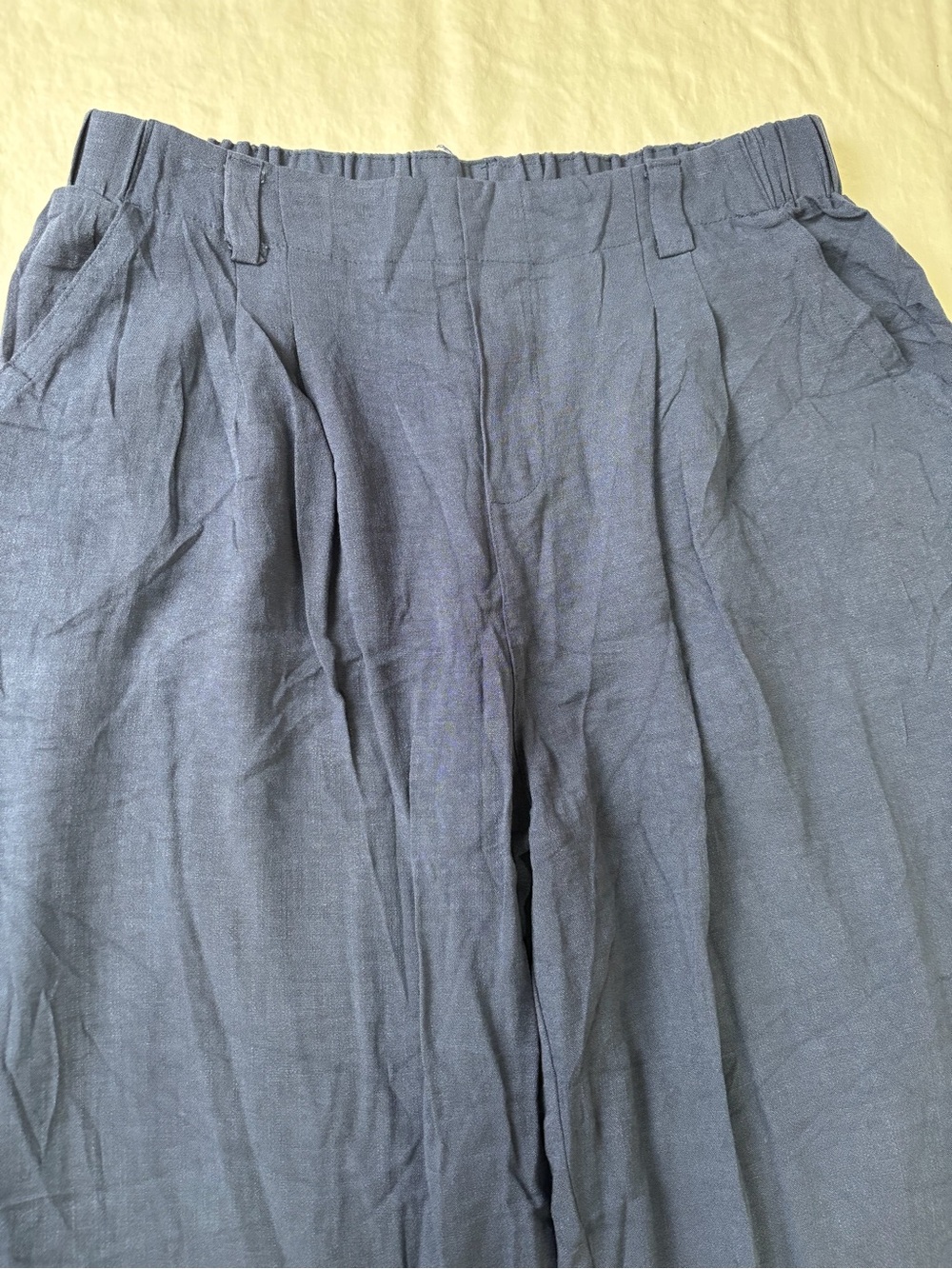 HALARA Navy Elastic Waist Pull-On Pants - Picture 9 of 12